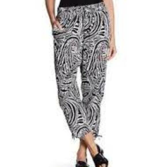 GREEN DRAGON Batik Printed  Pants Size Small S SLOUCHY BEACHY COMFY - Picture 1 of 5